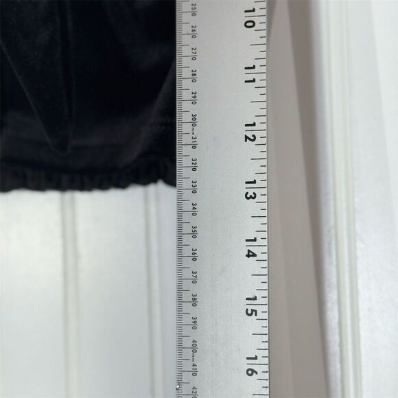 Arden B Black Velvet Tie-Front Crop Top Size M NWT Y2K Vintage Made in USA Goth - Picture 6 of 9